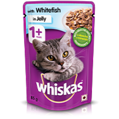 dult Cat Food Whitefish in Gravy-85g
